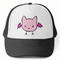 Cute Pink Bat Trucker Hats