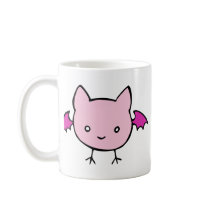 Cute Pink Bat mugs