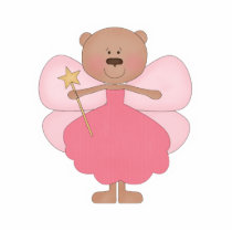 Cute Pink Bear Fairy photo sculptures by cutespot Cute Pink Bear Fairy photo sculptures