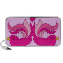 cute pink birds speakers speakers