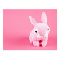 Cute Pink Bunny postcards