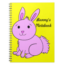Cute Pink Bunny's Notebook