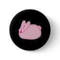 cute pink cartoon bunny rabbit buttons by doonidesignsanimals cute pink cartoon bunny rabbit buttons