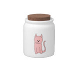 Cute Pink Cat Candy Dish