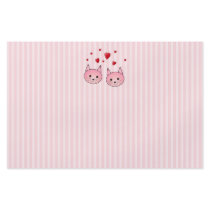 Cute Pink Cats, with Red Love Hearts. Flyer