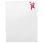 Cute Pink Clown Letterhead Design