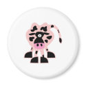 cute pink cow magnets