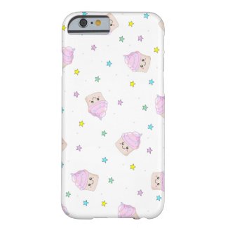 Cute pink cupcakes pattern iPhone 6 case