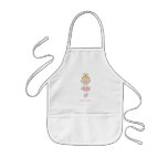 Cute , Pink, Dancing  Ballerina Apron