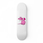 Cute Pink Dragon Baby Custom Skateboard