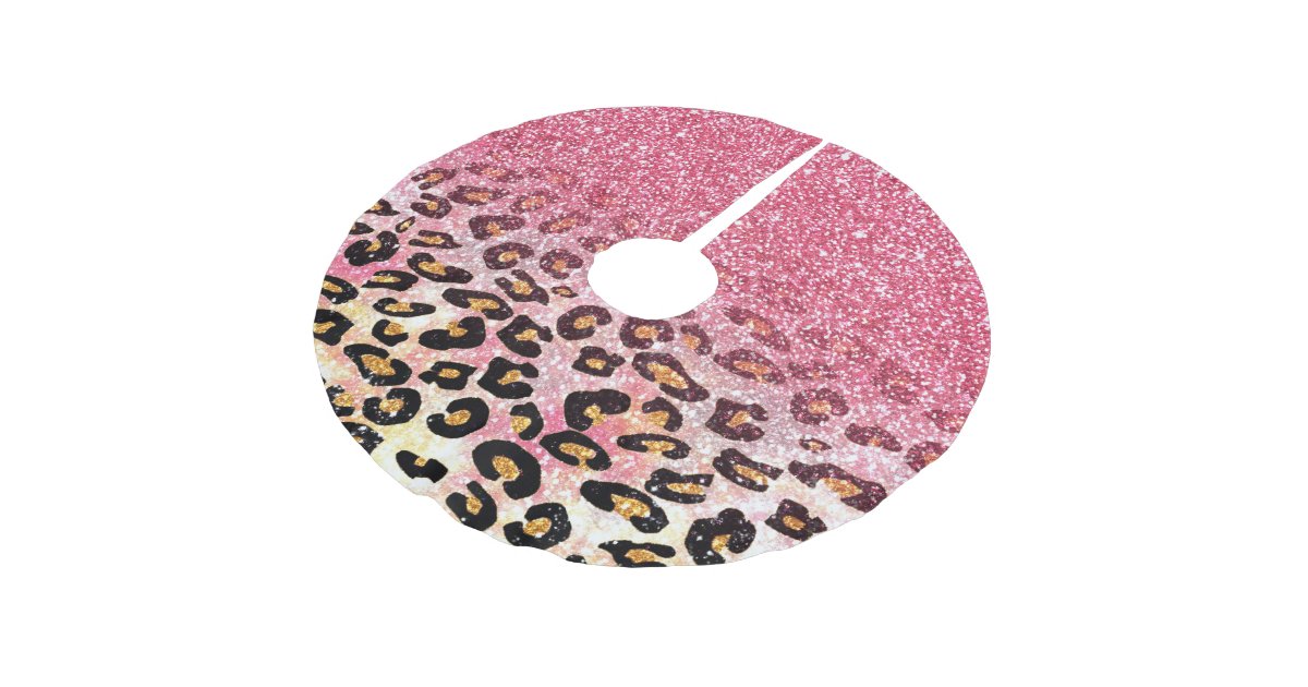 cute pink faux glitter leopard animal print brushed cute pink faux glitter leopard animal print brushed