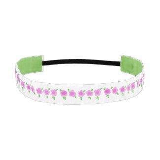 Cute Pink Floral Headband