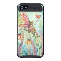 Cute Pink Flower Fairy with Butterfly skinit case
