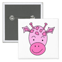 Cute Pink Giraffe.