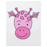 Cute Pink Giraffe. flyers