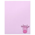 Cute Pink Giraffe. letterhead