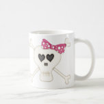 Cute Pink Goth Crossbones Mug