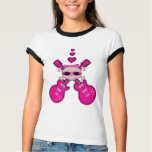 Cute Pink Guitars, Skull & Hearts t-shirts