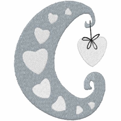 Cute Pink Hearts Moon Chest by silly_strings