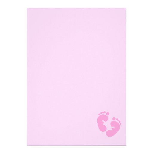 Cute Pink Hippo Baby Shower  Invitation