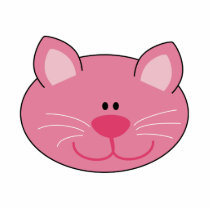 Cute Pink Kitty Cat photo sculptures by cutespot Cute Pink Kitty Cat photo sculptures