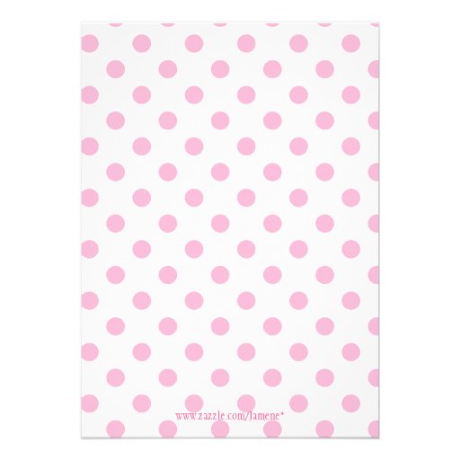 Cute pink lady bug girls birthday party invitation