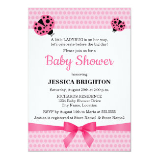 Ladybug Baby Shower Invitations, 300+ Ladybug Baby Shower Announcements