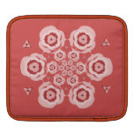 Cute Pink Lotus Flower Meditation iPad Sleeve H