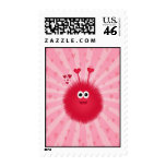 Cute Pink Love Bug Postage