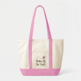 Cute Pink Mother Of The Bride Tote Bag bag