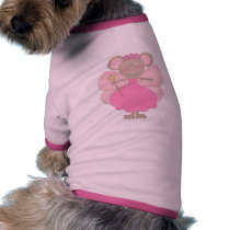 Cute Pink Mouse Fairy pet clothing