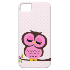 Cute Pink Owl Case for the iPhone 5 iPhone 5 Covers