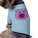 Cute Pink Pig Dog Tshirt Cute Pink Pig Dog Tshirt