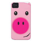 Cute Pink Pig iPhone 4 Case-Mate Cases Cute Pink Pig iPhone 4 Case-Mate Cases