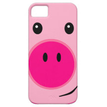 Cute Pink Pig iPhone 5 Cover