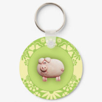 Cute Pink Pig keychains