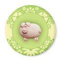Cute Pink Pig magnets