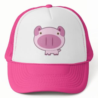 CUTE PINK PIGGY HAT hat