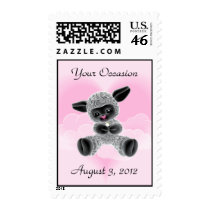Cute Pink Plushy Lamb Postage