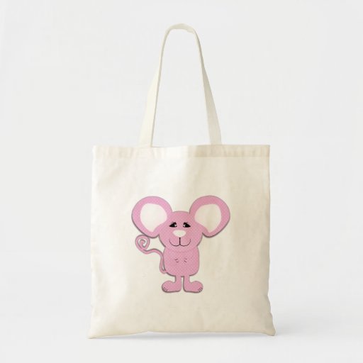 cute pink polka dot mousey mouse bags