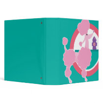 cute pink poodle notebook binders by dooni_notebooks cute pink poodle notebook binders