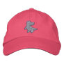 Cute Pink Purple Alligator small Embroidered Hats