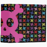 Cute Pink Skull School 2" binder