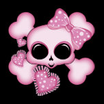Cute Pink Skull t-shirts