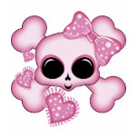 Cute Pink Skull t-shirts