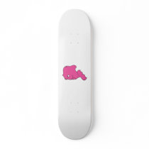 Cute pink Whale Skateboard