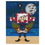 Cute Pirate and Ship Scene Flyer