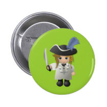 Cute Pirate buttons