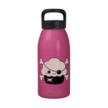 Cute Pirate Cupcake water bottles