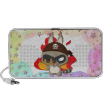 Cute Pirate Funny Cartoon Slingshot Mini Speaker